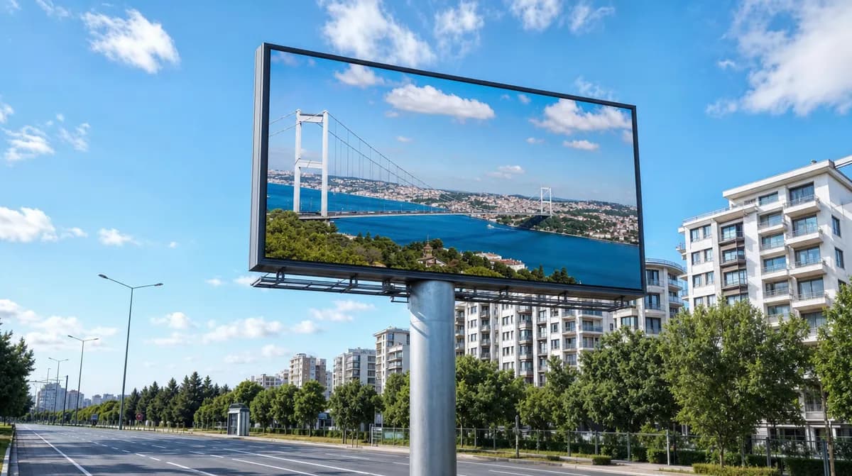 Büyük LED Totem Tabela